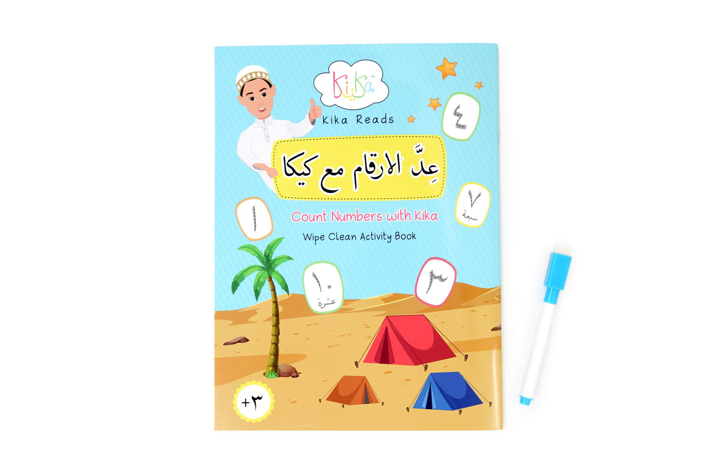 Count with Kika Arabic Number Activity Book