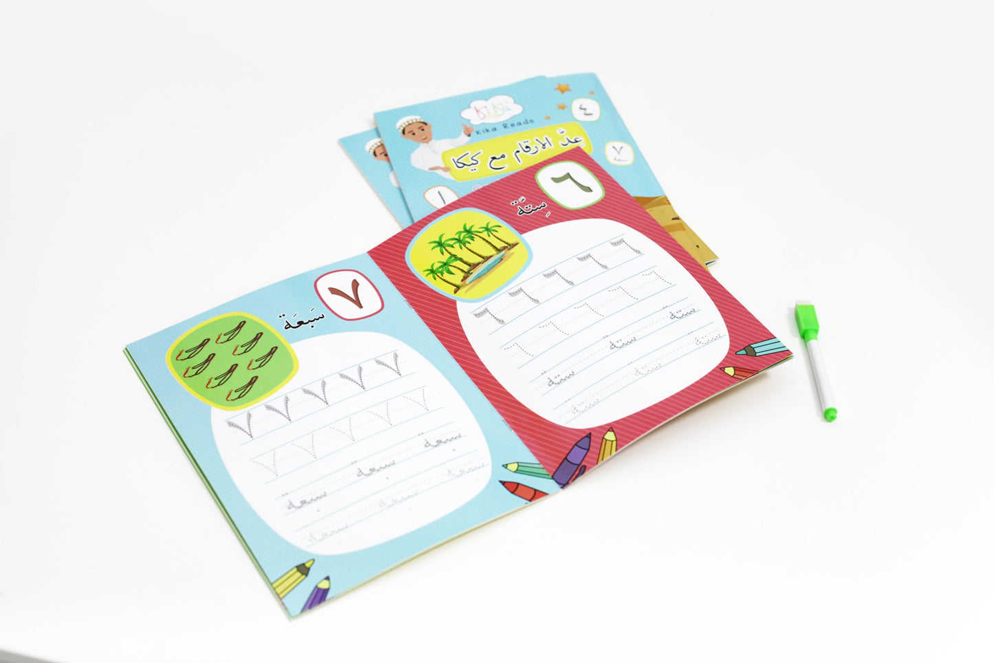 Count with Kika Arabic Number Activity Book
