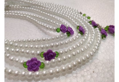 Tasbeeh Pearl Coated Flower 1000 Dana
