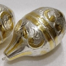 Two Naryal set: Silver/Gold