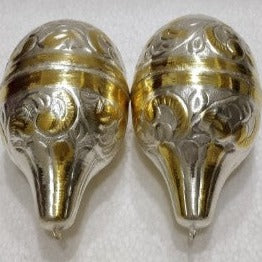 Two Naryal set: Silver/Gold
