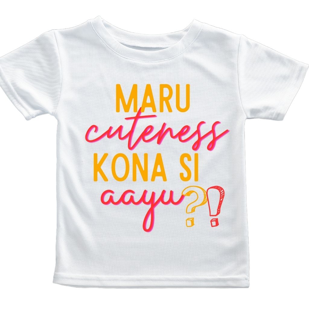"Maru cuteness kona si aayu che?!" Tshirts for boys and girls