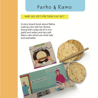 Maari Gol Roti Book and Pretend Play set